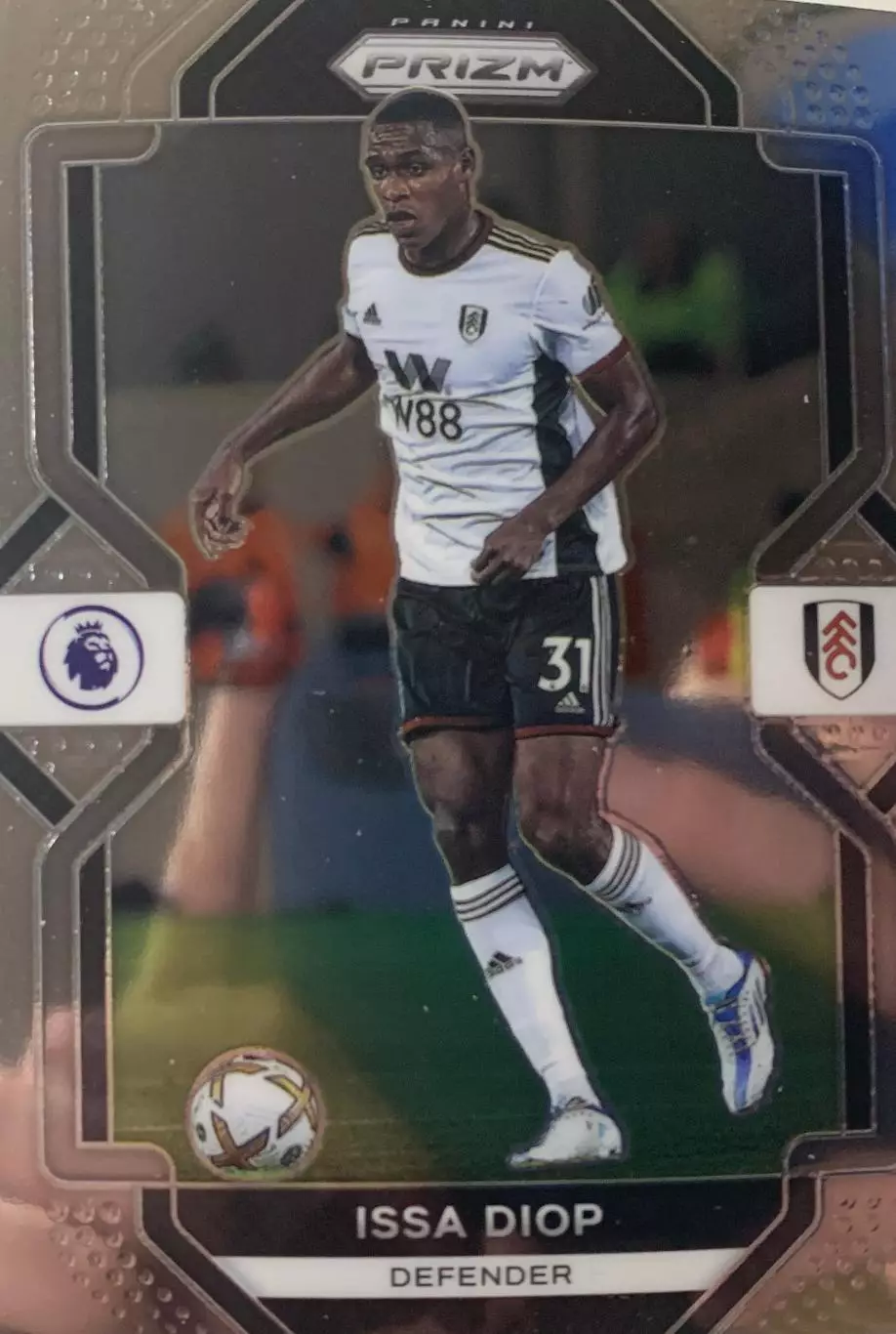 Футбол Карточка Issa Diop/Исса Диоп Фулхэм, Вест Хэм Юнайтед АПЛ 2021-22 Panini