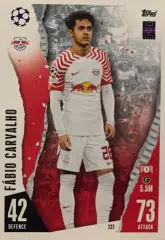 Футбол. Карточка Фабиу Карвалью РБ Лейпциг, Ливерпуль Лига Чемпионов 2023-24