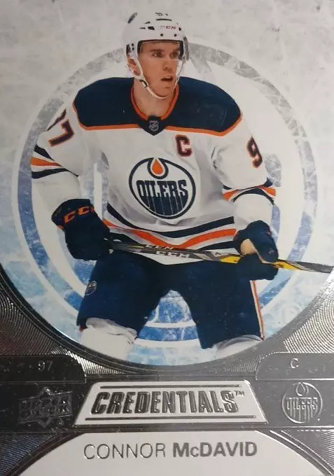 Хоккей. Карточка Connor McDavid-Коннор Макдэвид Edmonton Oilers-Эдмонтон НХЛ NHL