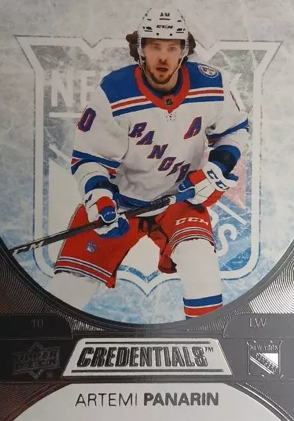 Хоккей. Карточка Артемий Панарин New York Rangers/Рейнджерс, Витязь, СКА НХЛ-КХЛ