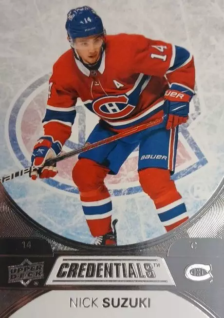 Хоккей. Карточка Nick Suzuki - Ник Сузуки Montreal Canadiens-Монреаль НХЛ-NHL