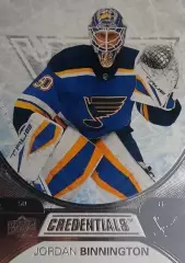 Карточка Jordan Binnington-Джордан Биннингтон St. Louis Blues/Сент-Луис НХЛ/NHL