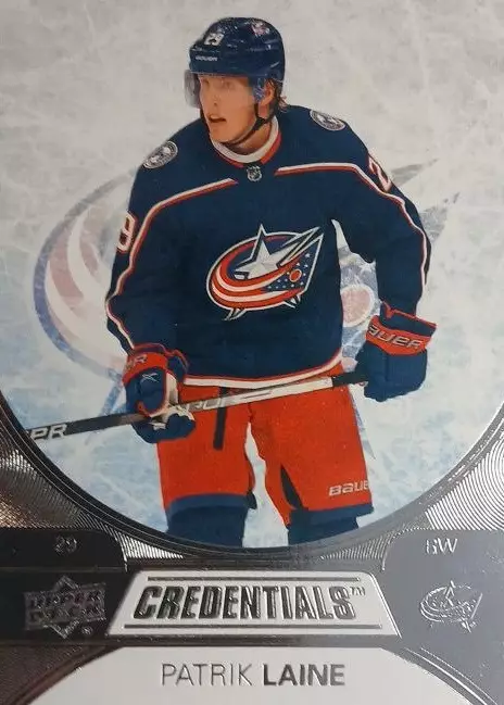 Хоккей Карточка Patrik Laine-Патрик Лайне Columbus Blue Jackets/Коламбус НХЛ/NHL