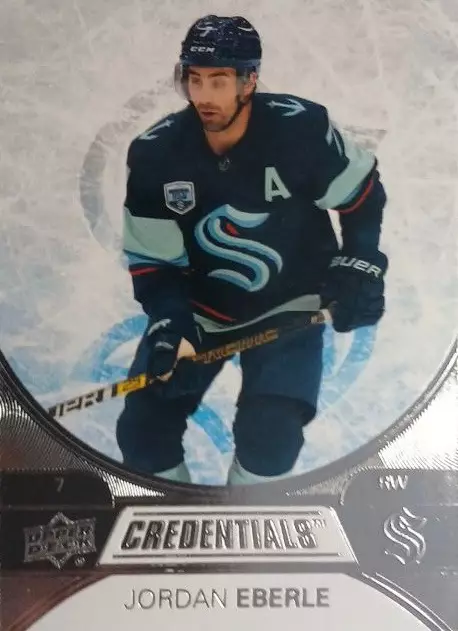 Хоккей Карточка Jordan Eberle-Джордан Эберле Seattle Kraken-Сиэтл Кракен НХЛ NHL