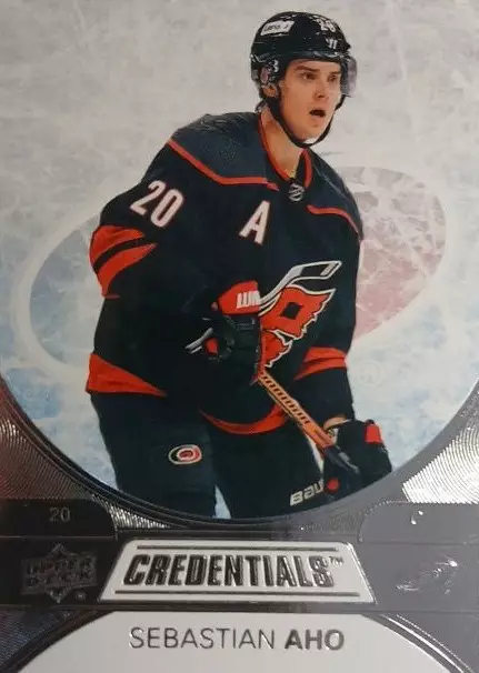 Хоккей Карточка Sebastian Aho-Себастьян Ахо Carolina Hurricanes-Каролина НХЛ NHL