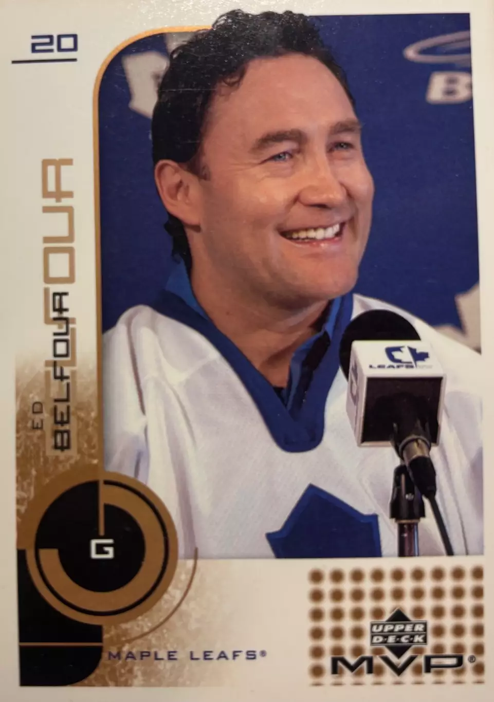 Хоккей Карточка Ed Belfour-Эд Бельфор Toronto Maple Leafs-Торонто Мейпл НХЛ-NHL