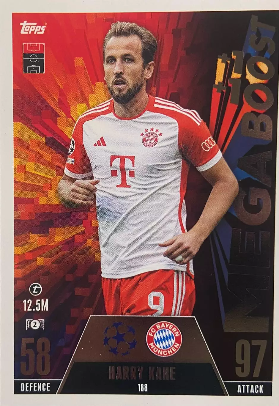 Карточка Харри Кейн Бавария Мюнхен, Тоттенхэм Хотспур Лига Чемпионов 2023-24