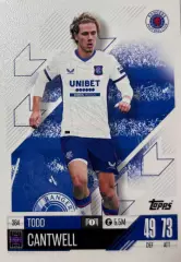 Футбол. Карточка Тодд Кантуэлл Рейнджерс, Борнмут Лига Чемпионов 2024/25 TOPPS