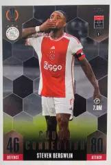 Футбол. Карточка Стивен Бергвейн Аякс, Тоттенхэм Хотспур Лига Европы 2023-24