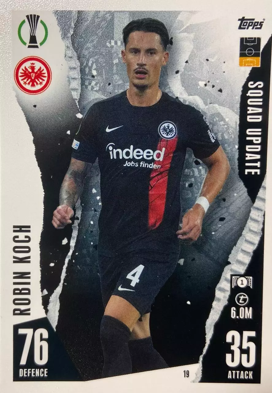 Хоккей. Карточка Робин Кох Айнтрахт, Фрайбург, Лидс Лига Конференций 2023/24