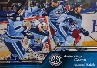 Хоккей. Карточка Александр Салак Сибирь Новосибирск КХЛ/KHL сезон 2015/16 SeReal