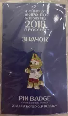 Футбол. Значок Чемпионат мира по футболу 2018 Россия - Забивака