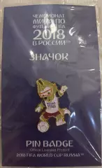 Футбол. Значок Чемпионат мира по футболу 2018 Россия / Забивака
