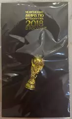 Футбол. Значок Чемпионат мира по футболу 2018 Россия Эмблема - кубок