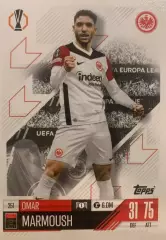 Футбол. Карточка Омар Мармуш Айнтрахт, Манчестер Сити Лига Европы 2024-25 TOPPS