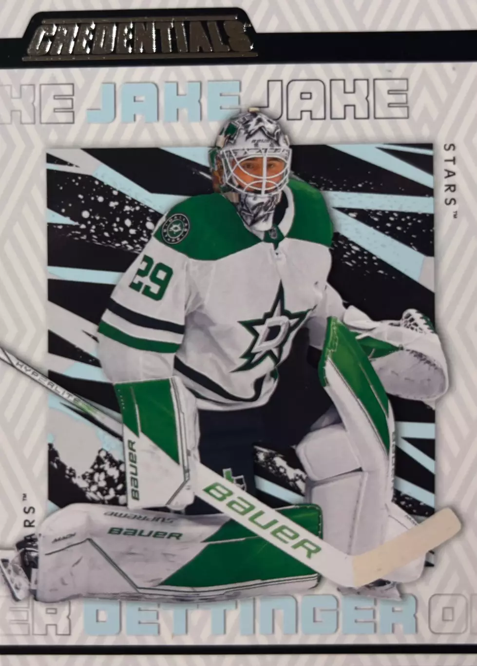 Хоккей Карточка Jake Oettinger-Джейк Эттинджер Dallas Stars-Даллас Старз НХЛ-NHL