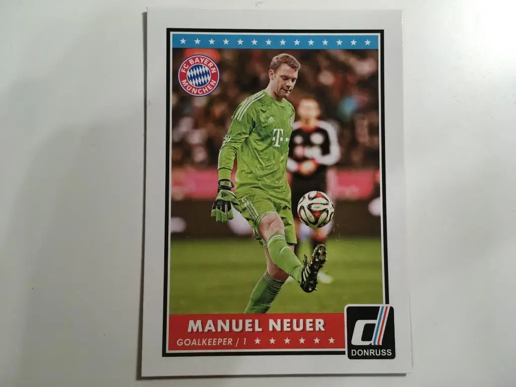 Футбол. Карточка Manuel Neuer-Мануэль Нойер Бавария Мюнхен Panini-Панини 2015
