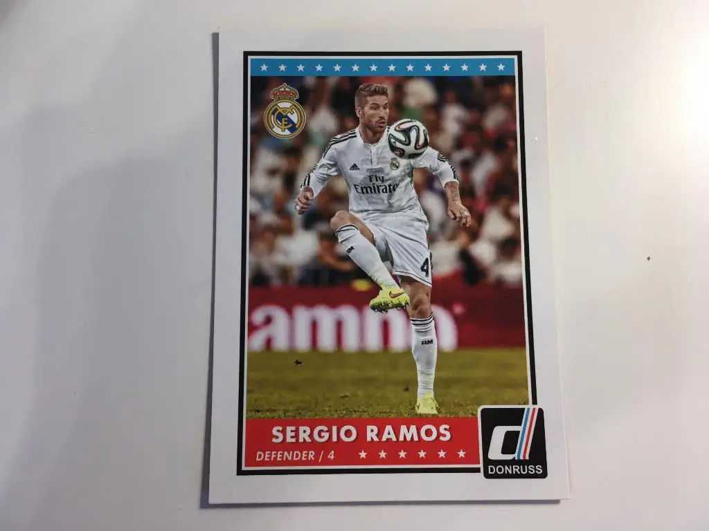 Футбол. Карточка Sergio Ramos - Серхио Рамос Real-Реал Мадрид Panini-Панини 2015