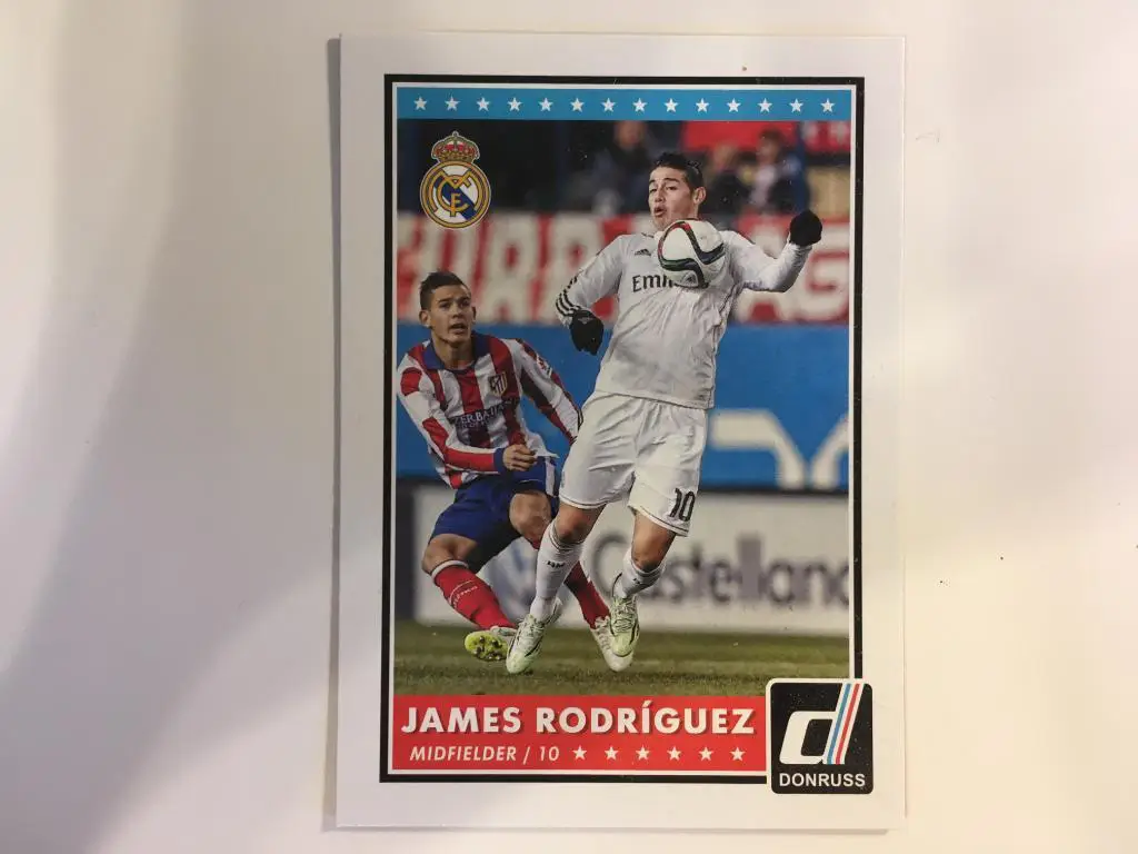 Футбол. Карточка James Rodriguez - Хамес Родригес Real - Реал Мадрид Panini 2015