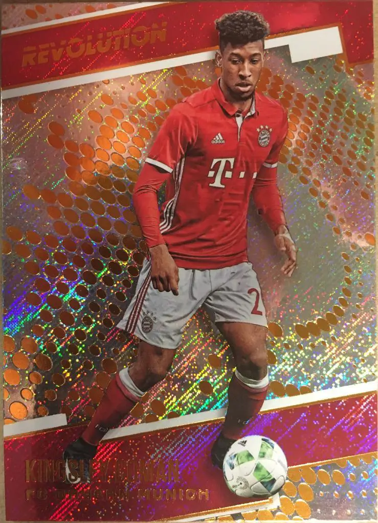 Футбол. Карточка Kingsley Coman/Кингсли Коман Бавария Мюнхен Panini/Панини 2017