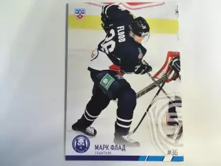 Хоккей. Карточка Марк Флад Медвешчак Загреб КХЛ/KHL 2014-2015 SeReal