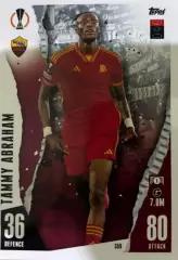 Футбол. Карточка Тэмми Абрахам Рома, Челси Лига Европы 2023/24 TOPPS
