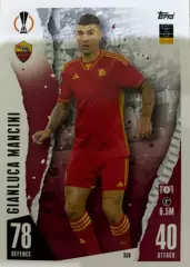 Футбол. Карточка Джанлука Манчини Рома, Аталанта Лига Европы 2023/24 TOPPS