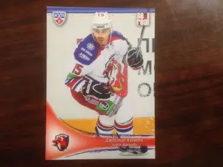 Хоккей.Карточка Джастин Азеведо Lev - Лев Прага КХЛ/KHL сезон 2013-2014 SeReal
