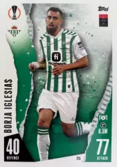 Карточка Борха Иглесиас Реал Бетис, Байер 04, Сельта Лига Европы 2023-24 TOPPS