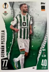 Футбол. Карточка Джузеппе Пеццелла Реал Бетис, Эмполи Лига Европы 2023-24 TOPPS