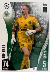 Футбол. Карточка Джо Харт Селтик, Манчестер Сити Лига Чемпионов 2023/24 TOPPS