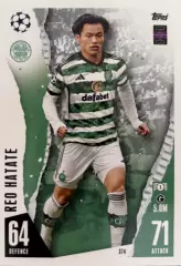 Футбол. Карточка Рэо Хататэ Селтик Лига Чемпионов 2023/24 TOPPS