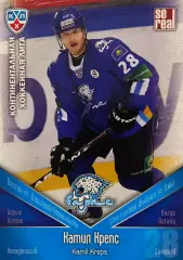 Хоккей. Карточка Камил Крепс Барыс Астана КХЛ/KHL сезон 2011/12 SeReal