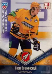 Хоккей. Карточка Иван Вишневский Атлант Мытищи КХЛ/KHL сезон 2011/12 SeReal