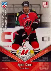 Хоккей. Карточка Врент Сопел Металлург Новокузнецк КХЛ/KHL сезон 2011/12 SeReal