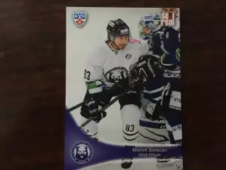 Хоккей. Карточка Мэтт Эллисон Медвешчак Загреб КХЛ/KHL сезон 2013-2014 SeReal