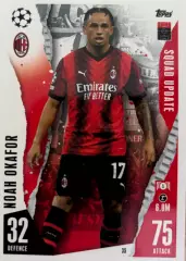 Футбол. Карточка Ноа Окафор Милан, Ред Булл Зальцбург Лига Чемпионов 2023-24