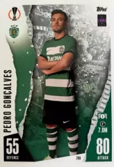 Футбол. Карточка Педру Гонсалвеш Спортинг Лиссабон Лига Европы 2023/24 TOPPS