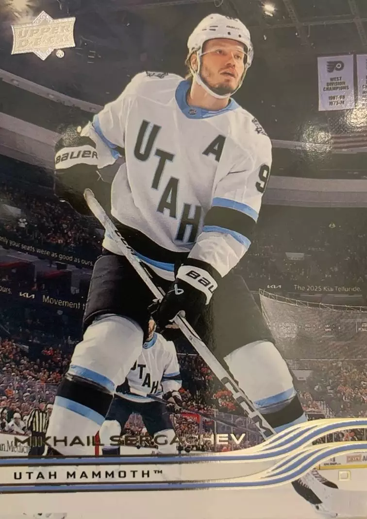 Хоккей Карточка Михаил Сергачев Utah Mammoth/Юта Маммот НХЛ/NHL 2025/26 Series 1
