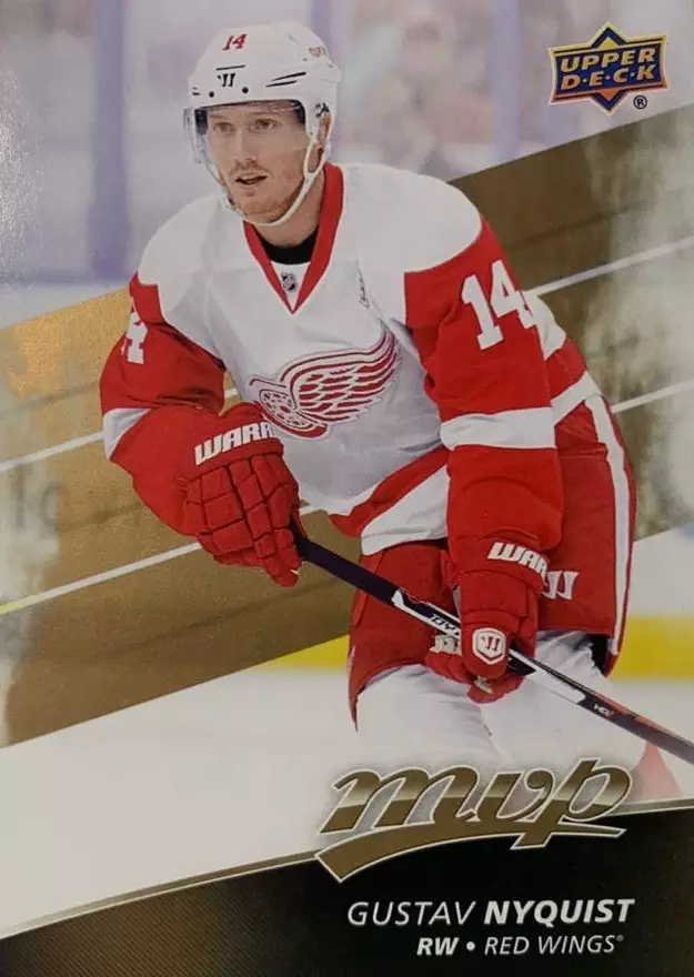 Хоккей. Карточка Gustav Nyquist-Густав Нюквист Detroit Red Wings/Детройт НХЛ/NHL