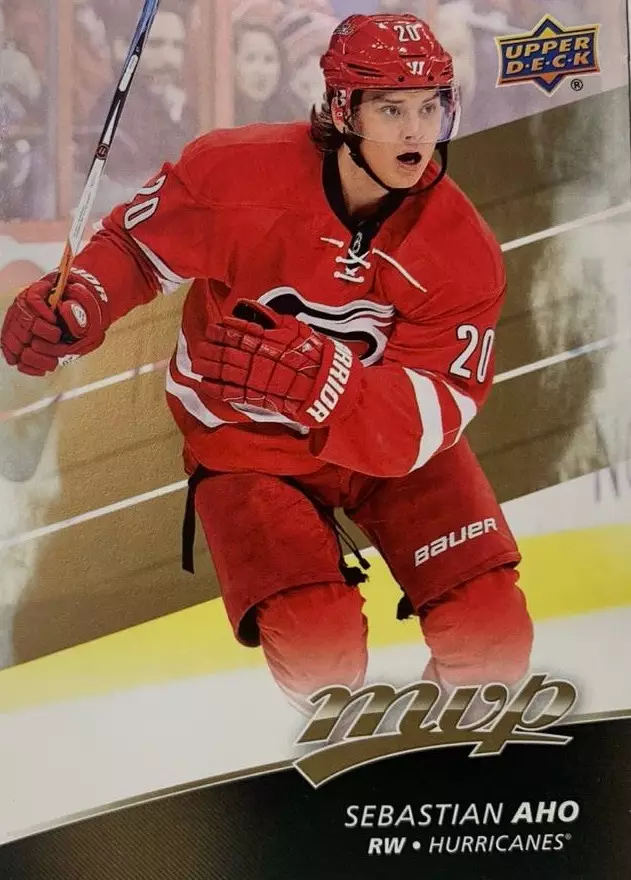Хоккей Карточка Sebastian Aho-Себастьян Ахо Carolina Hurricanes-Каролина НХЛ NHL