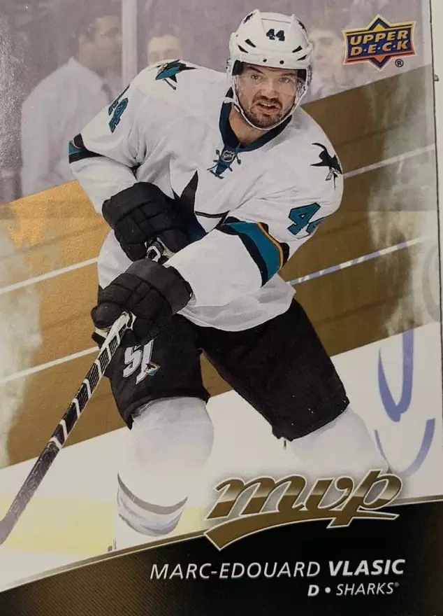 Хоккей. Карточка Vlasic/Марк-Эдуар Власик San Jose Sharks-Сан-Хосе Шаркс НХЛ/NHL