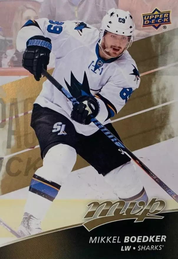 Хоккей. Карточка Mikkel Boedker-Миккель Бедкер San Jose Sharks/Сан-Хосе НХЛ/NHL