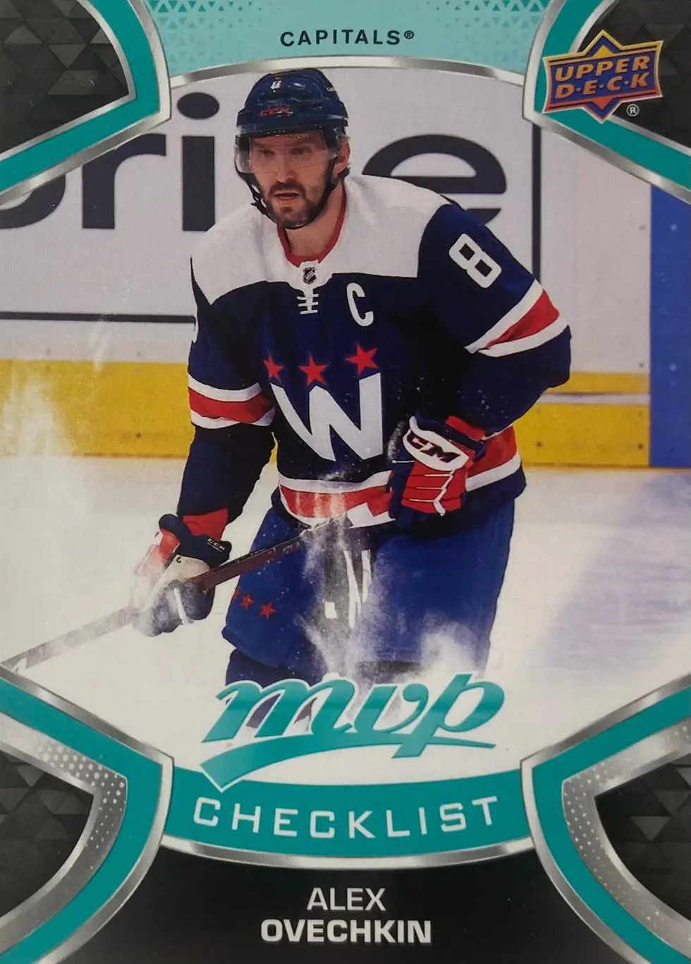 Карточка Александр Овечкин (Washington Capitals, Динамо Москва) НХЛ/NHL -Чеклист