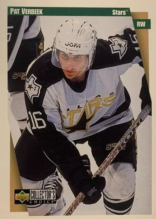 Хоккей. Карточка Pat Verbeek - Пэт Вербик Dallas Stars - Даллас Старз НХЛ/NHL