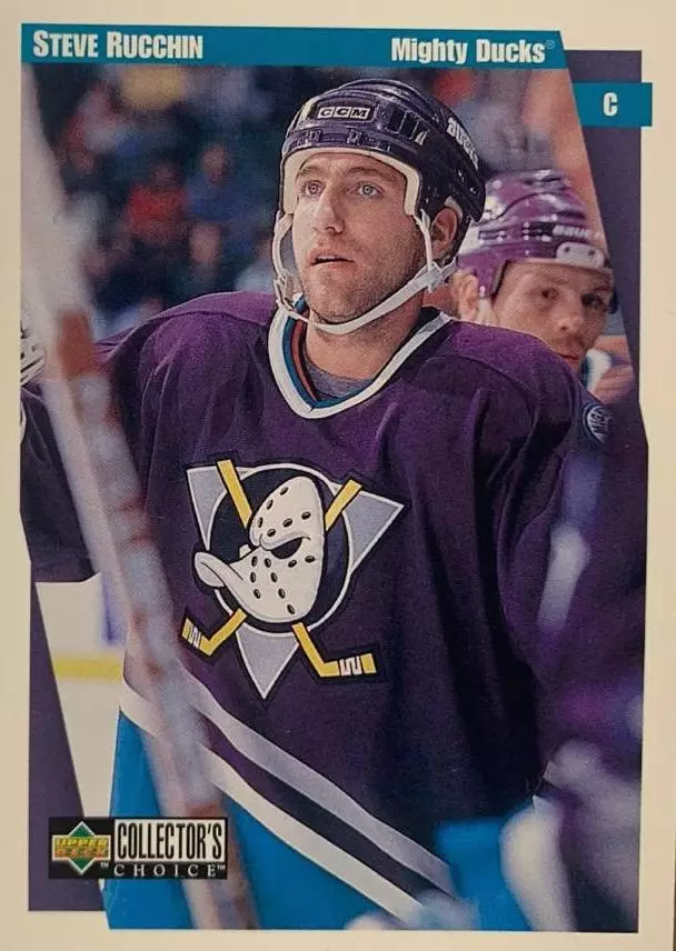 Карточка Steve Rucchin - Стив Руччин Anaheim Mighty Ducks - Анахайм Дакс НХЛ/NHL