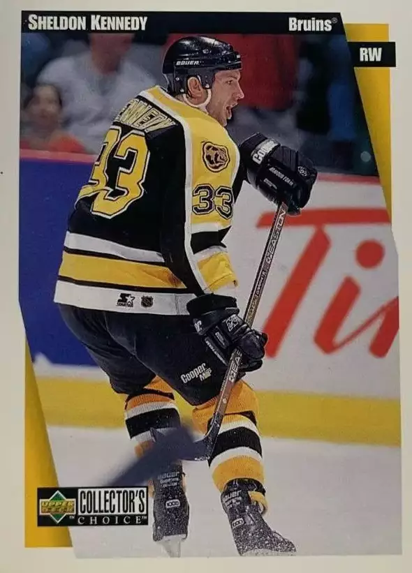 Хоккей. Карточка Sheldon Kennedy - Шелдон Кеннеди Boston Bruins - Бостон НХЛ/NHL