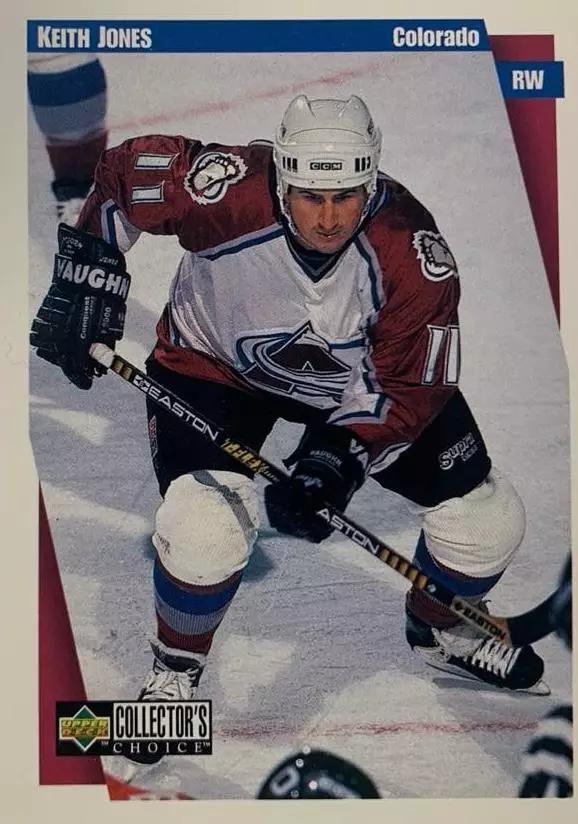 Хоккей. Карточка Keith Jones - Кит Джонс Colorado Avalanche - Колорадо НХЛ/NHL