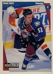 Хоккей. Карточка Adam Foote-Адам Фут Colorado Avalanche-Колорадо Эвеланш НХЛ/NHL