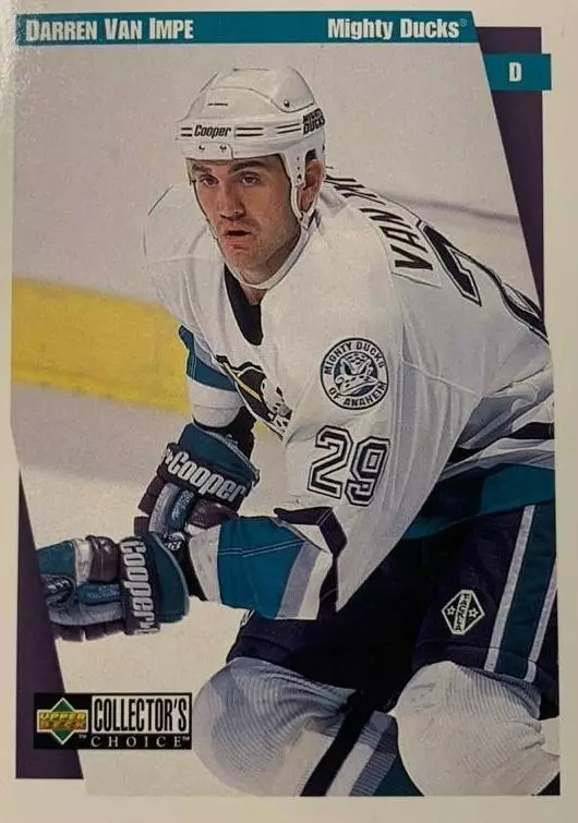 Карточка Darren Van Impe-Даррен Ван Импе Anaheim Mighty Ducks - Анахайм НХЛ/NHL